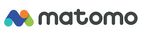 Matomo Logo mit bunten Symbolen und dem Schriftzug "matomo".