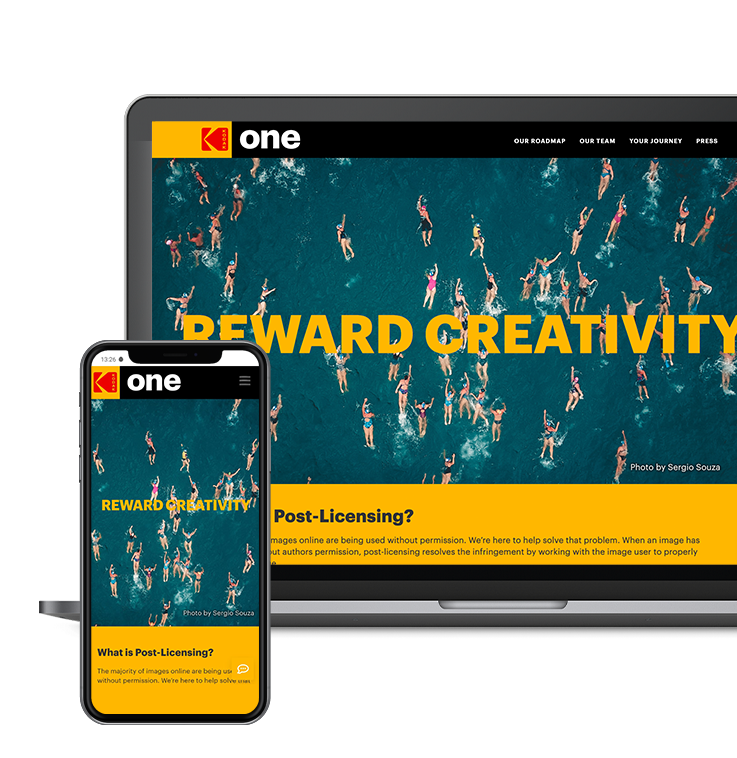 kodakone Referenz technische Umsetzung CRM Kodakone – Image Rights Management Platform