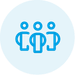 gruppe group icon e-pixler blue